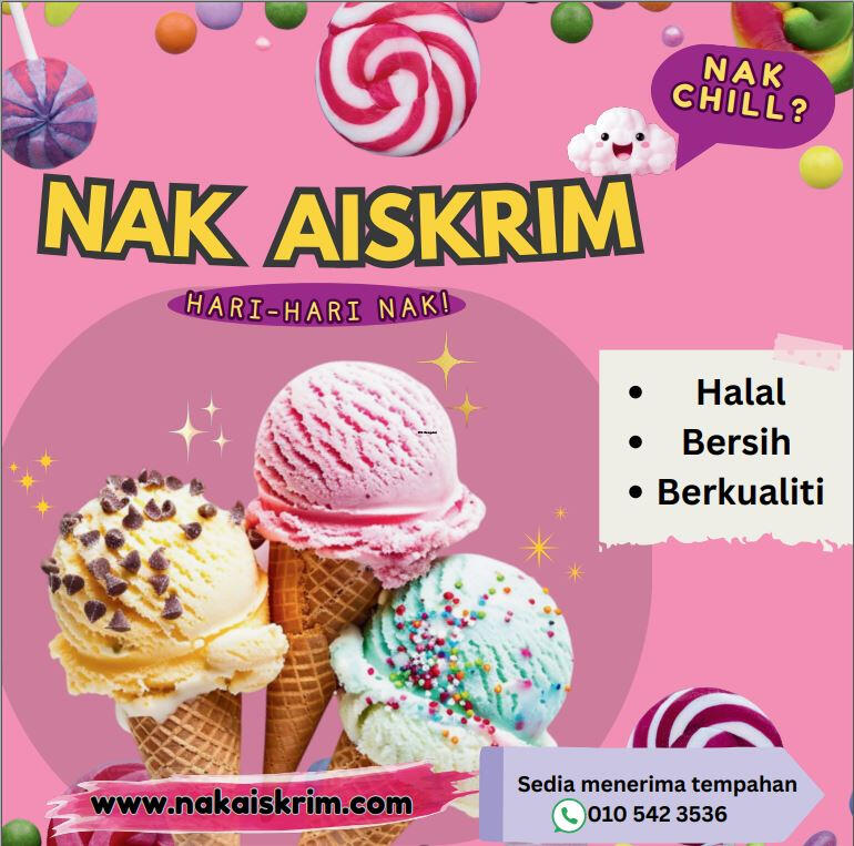 Nak Aiskrim logo pakej aiskrim